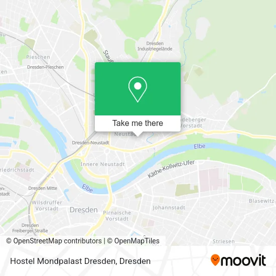 Карта Hostel Mondpalast Dresden