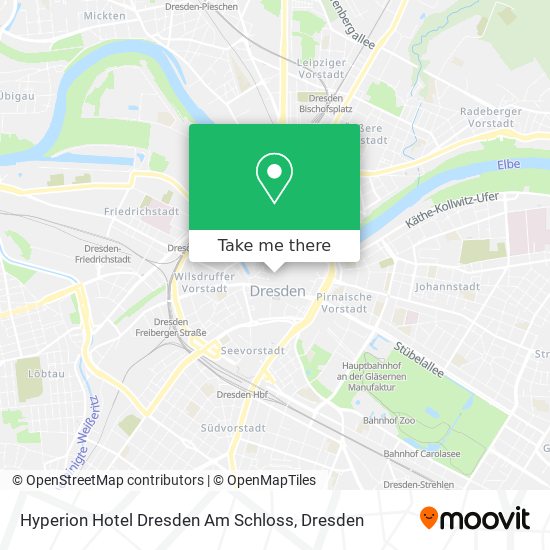 Hyperion Hotel Dresden Am Schloss map