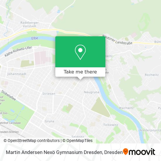 Martin Andersen Nexö Gymnasium Dresden map