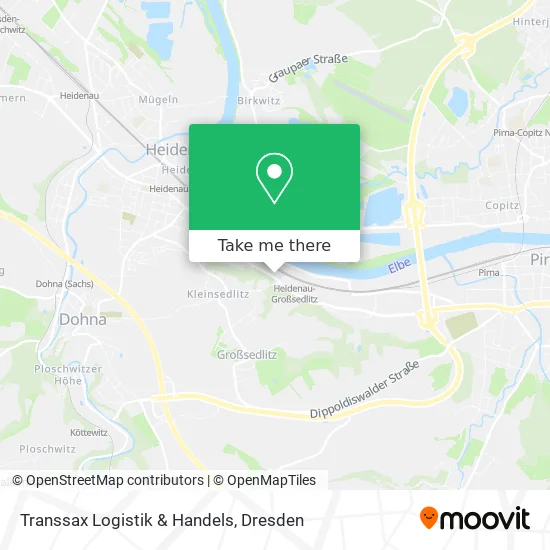 Карта Transsax Logistik & Handels
