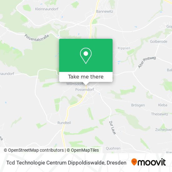 Tcd Technologie Centrum Dippoldiswalde map