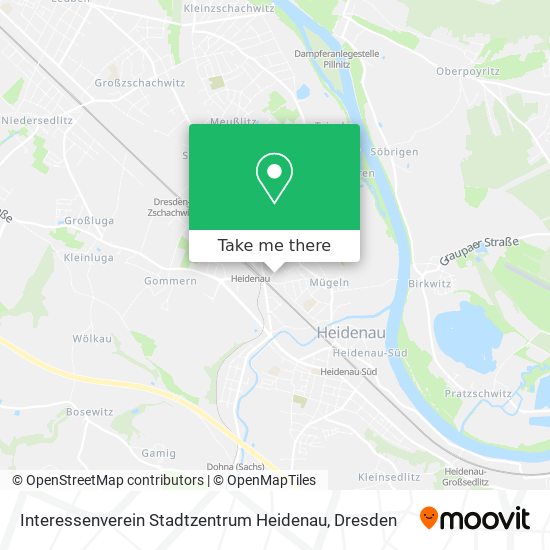 Interessenverein Stadtzentrum Heidenau map