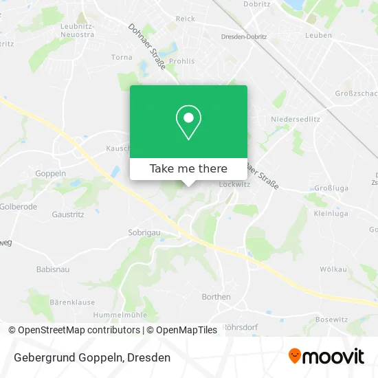 Карта Gebergrund Goppeln