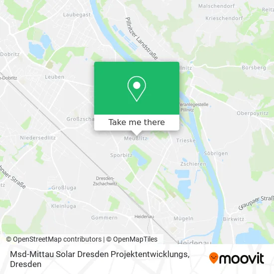 Карта Msd-Mittau Solar Dresden Projektentwicklungs