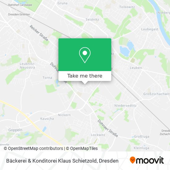 Bäckerei & Konditorei Klaus Schietzold map