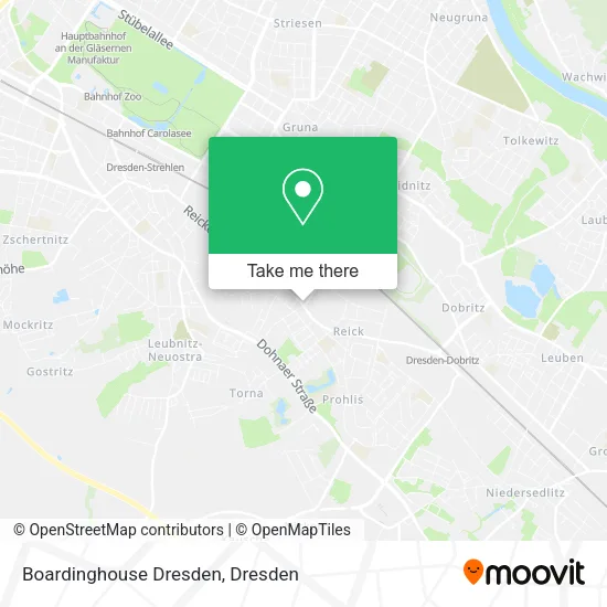 Карта Boardinghouse Dresden