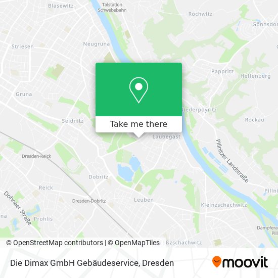 Die Dimax GmbH Gebäudeservice map