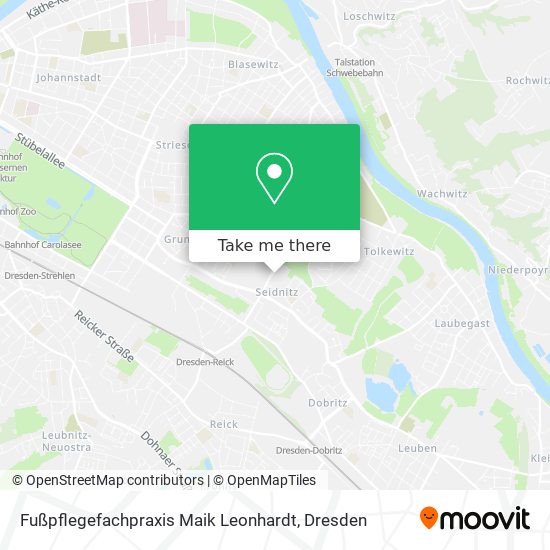 Карта Fußpflegefachpraxis Maik Leonhardt