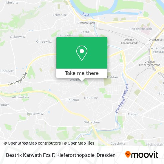 Beatrix Karwath Fzä F. Kieferorthopädie map