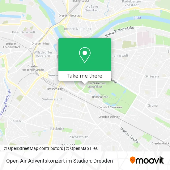 Карта Open-Air-Adventskonzert im Stadion