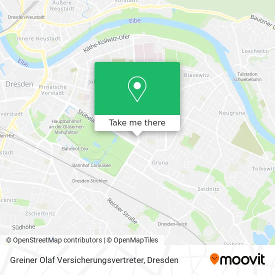 Карта Greiner Olaf Versicherungsvertreter