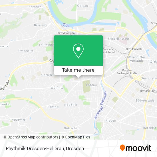 Rhythmik Dresden-Hellerau map
