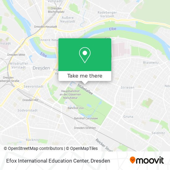 Efox International Education Center map