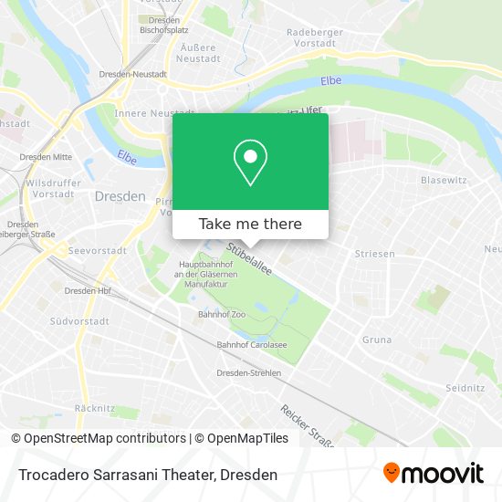 Trocadero Sarrasani Theater map