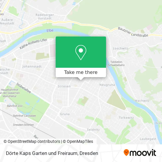 Карта Dörte Kaps Garten und Freiraum