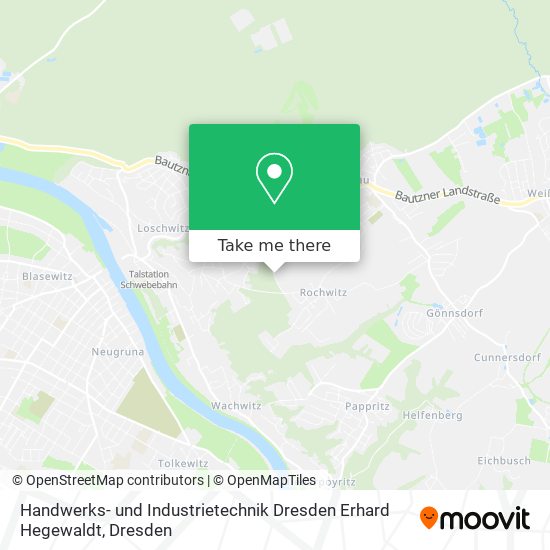 Handwerks- und Industrietechnik Dresden Erhard Hegewaldt map