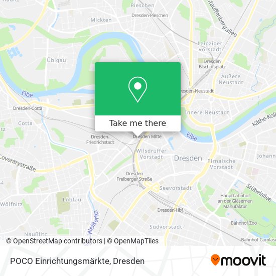 POCO Einrichtungsmärkte map