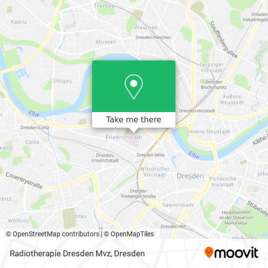 Карта Radiotherapie Dresden Mvz