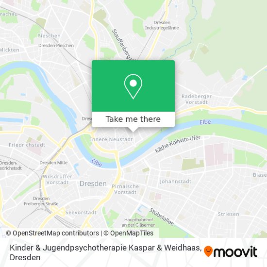 Kinder & Jugendpsychotherapie Kaspar & Weidhaas map