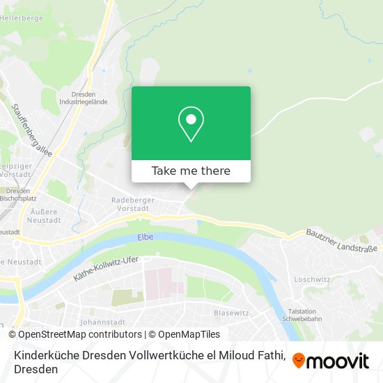 Карта Kinderküche Dresden Vollwertküche el Miloud Fathi