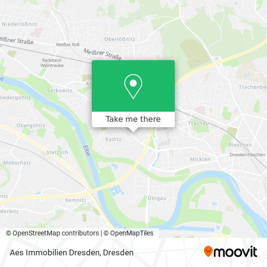 Aes Immobilien Dresden map