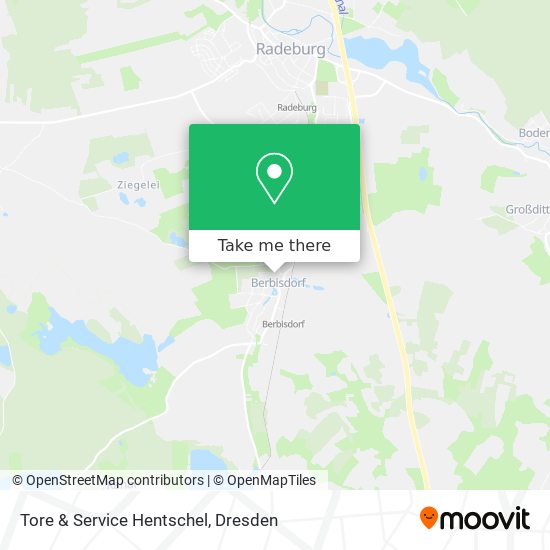 Tore & Service Hentschel map