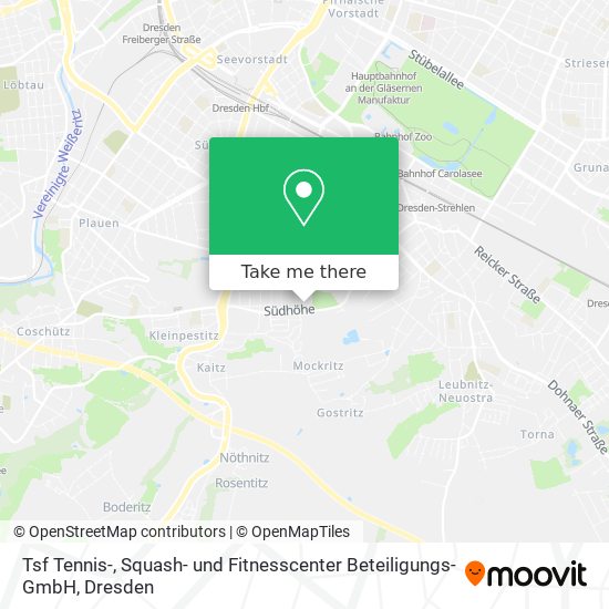 Tsf Tennis-, Squash- und Fitnesscenter Beteiligungs-GmbH map