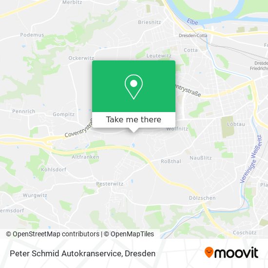 Peter Schmid Autokranservice map