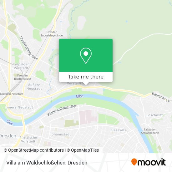 Villa am Waldschlößchen map