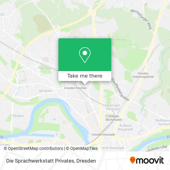 Die Sprachwerkstatt Privates map