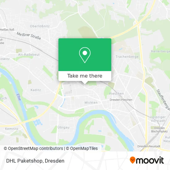 Карта DHL Paketshop