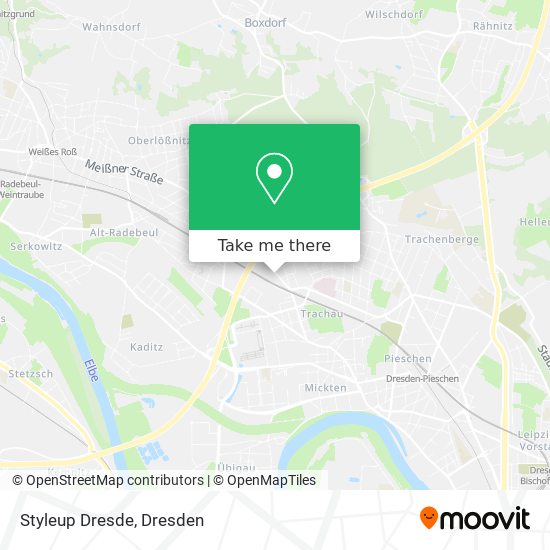Styleup Dresde map