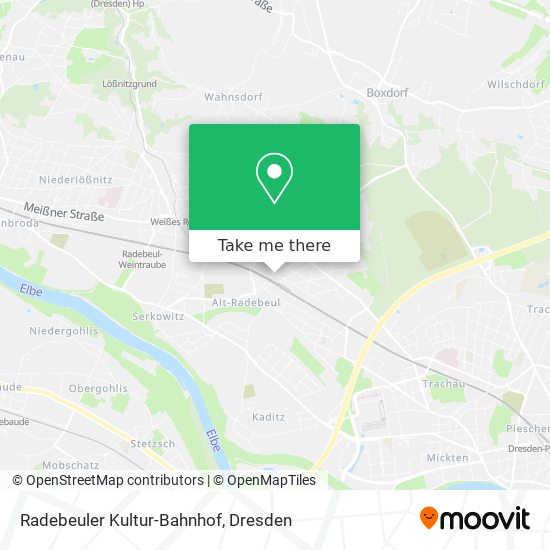 Radebeuler Kultur-Bahnhof map