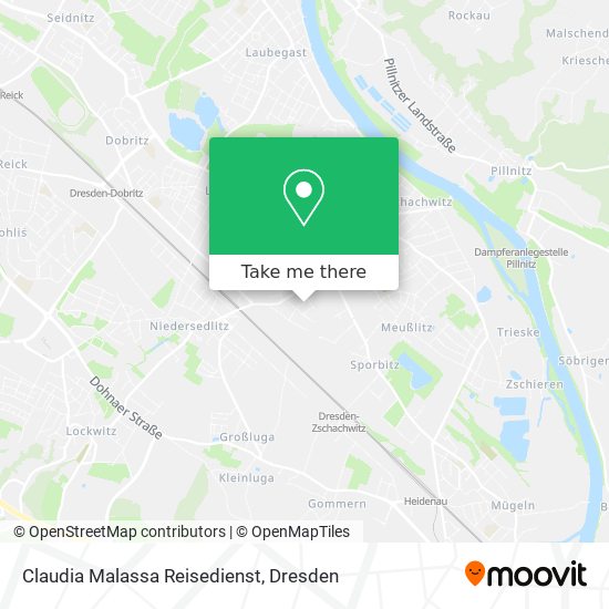 Claudia Malassa Reisedienst map