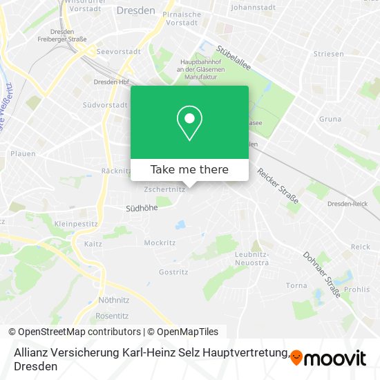 Allianz Versicherung Karl-Heinz Selz Hauptvertretung map