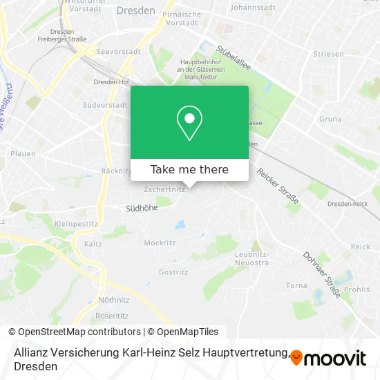 Карта Allianz Versicherung Karl-Heinz Selz Hauptvertretung