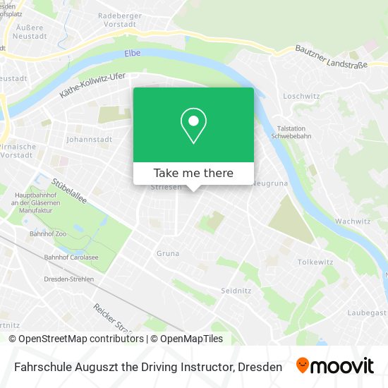 Карта Fahrschule Auguszt the Driving Instructor