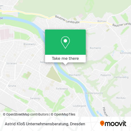 Astrid Kloß Unternehmensberatung map