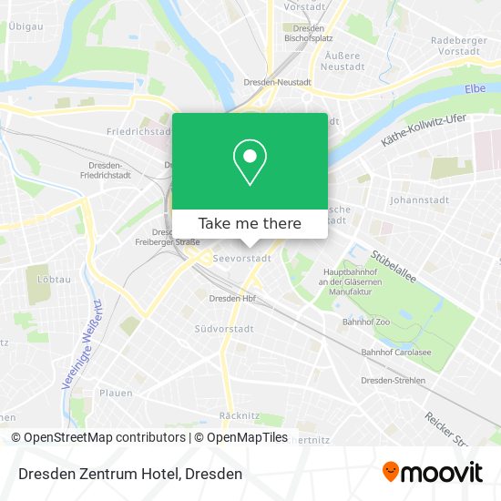 Dresden Zentrum Hotel map