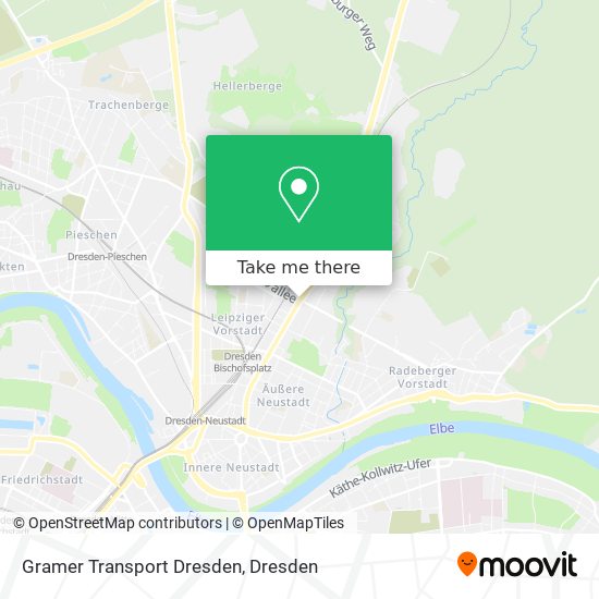 Gramer Transport Dresden map