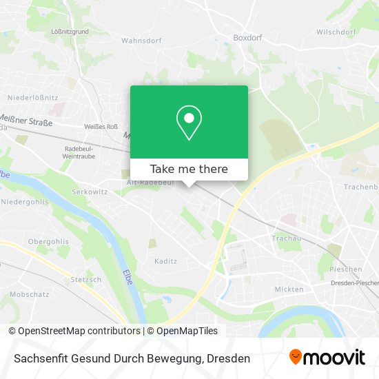 Sachsenfit Gesund Durch Bewegung map