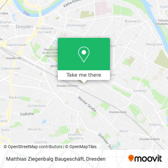 Matthias Ziegenbalg Baugeschäft map
