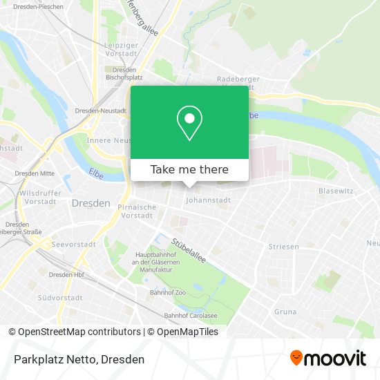 Parkplatz Netto map