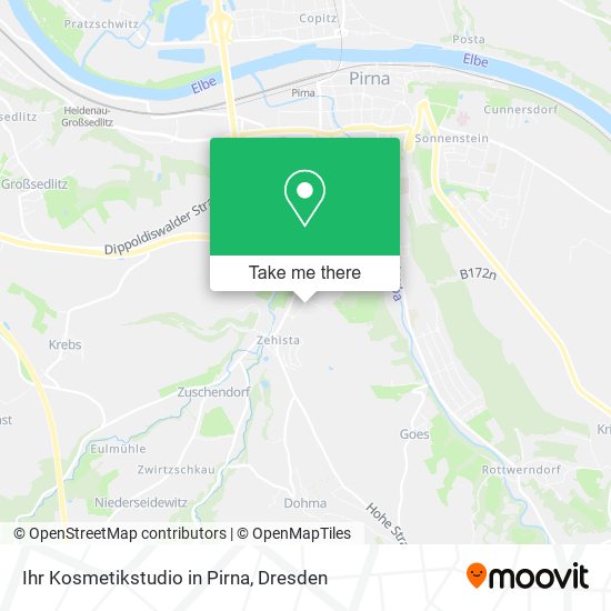 Карта Ihr Kosmetikstudio in Pirna