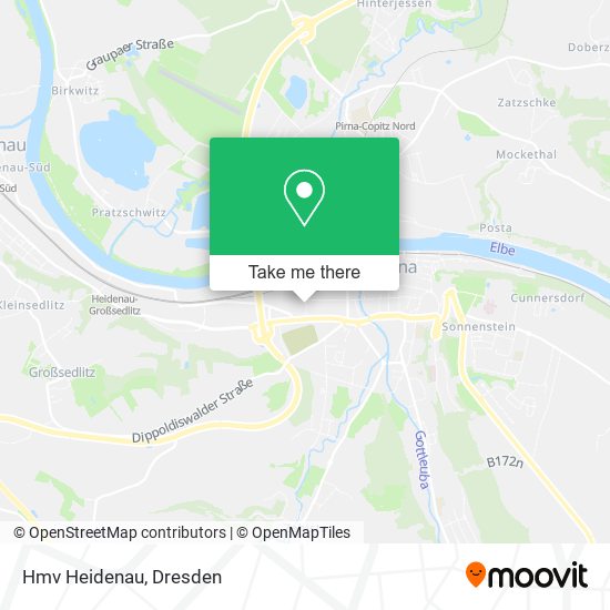 Hmv Heidenau map