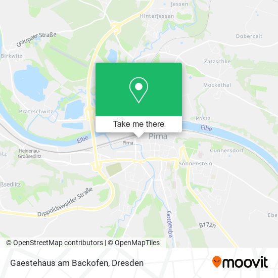 Карта Gaestehaus am Backofen