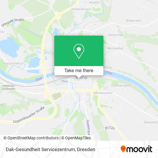 Dak-Gesundheit Servicezentrum map