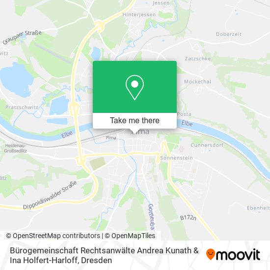 Bürogemeinschaft Rechtsanwälte Andrea Kunath & Ina Holfert-Harloff map