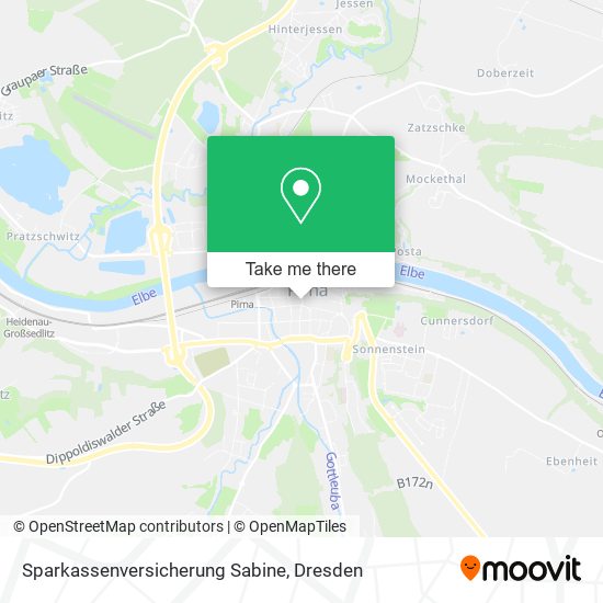 Sparkassenversicherung Sabine map