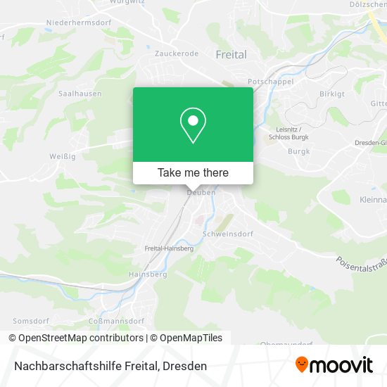 Карта Nachbarschaftshilfe Freital